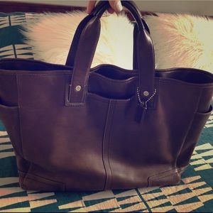 Coach Brown Leather Tote/Handbag